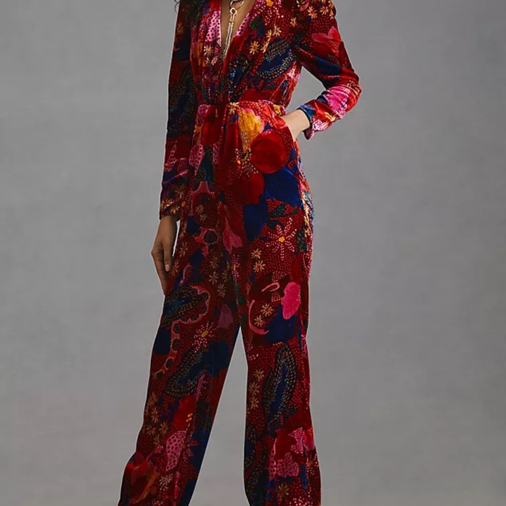 Farm Rio Velvet Women's Jumpsuit